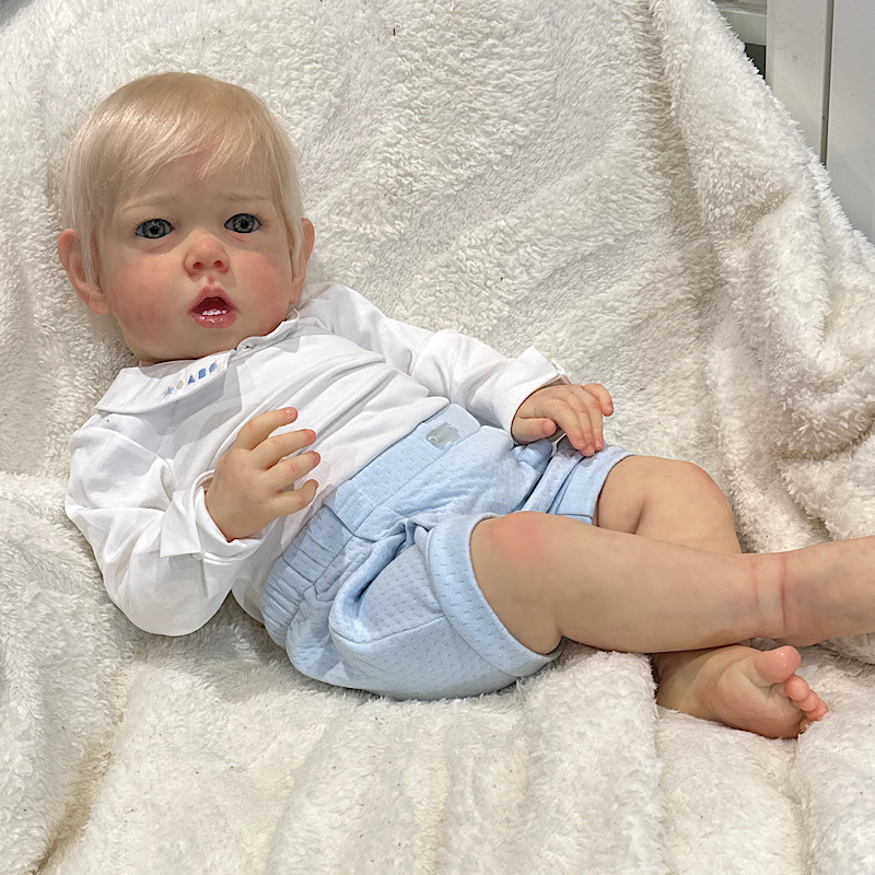 Reborn toddler Liam Bonnie brown - Image 4