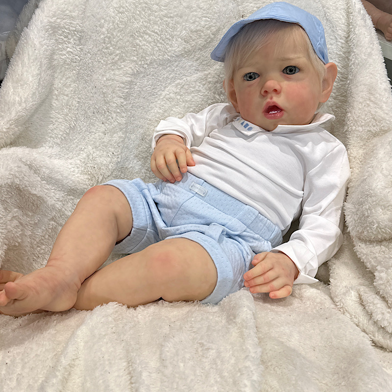 Reborn toddler Liam Bonnie brown - Image 5