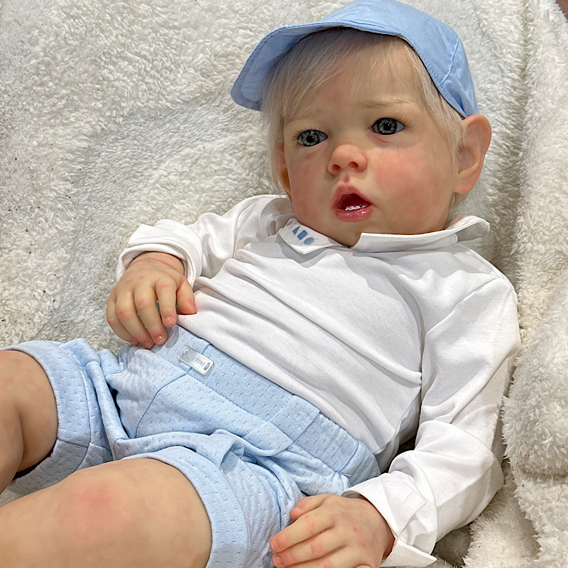Reborn toddler Liam Bonnie brown - Image 2