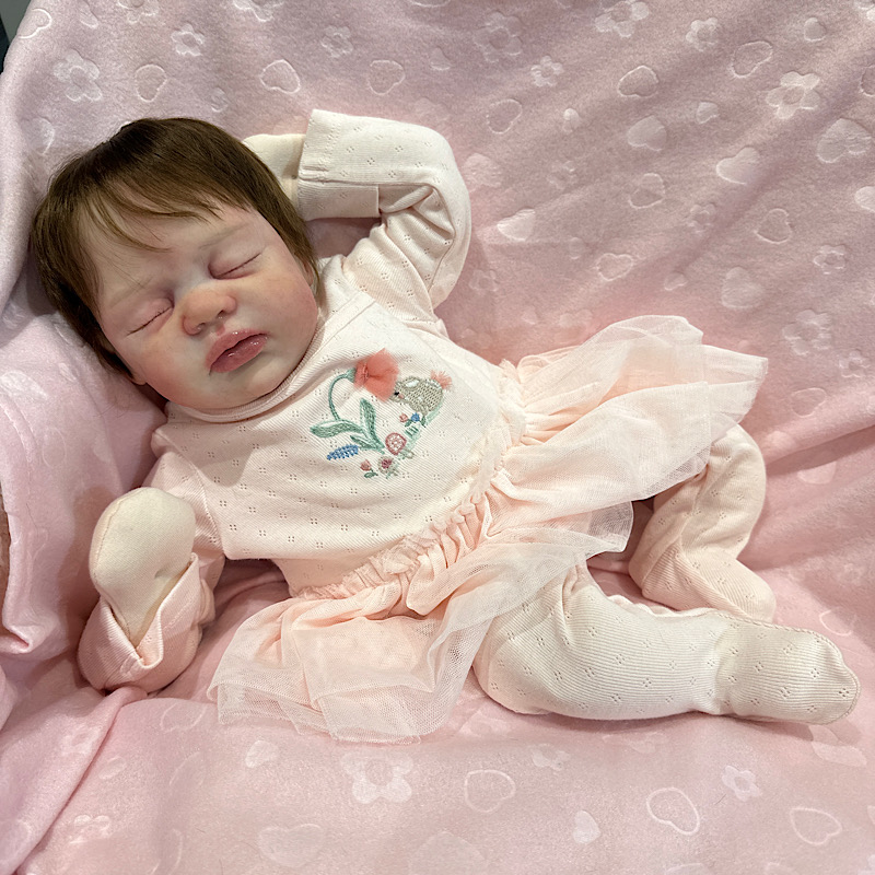Reborn cuddle baby silicone head athena - Image 4