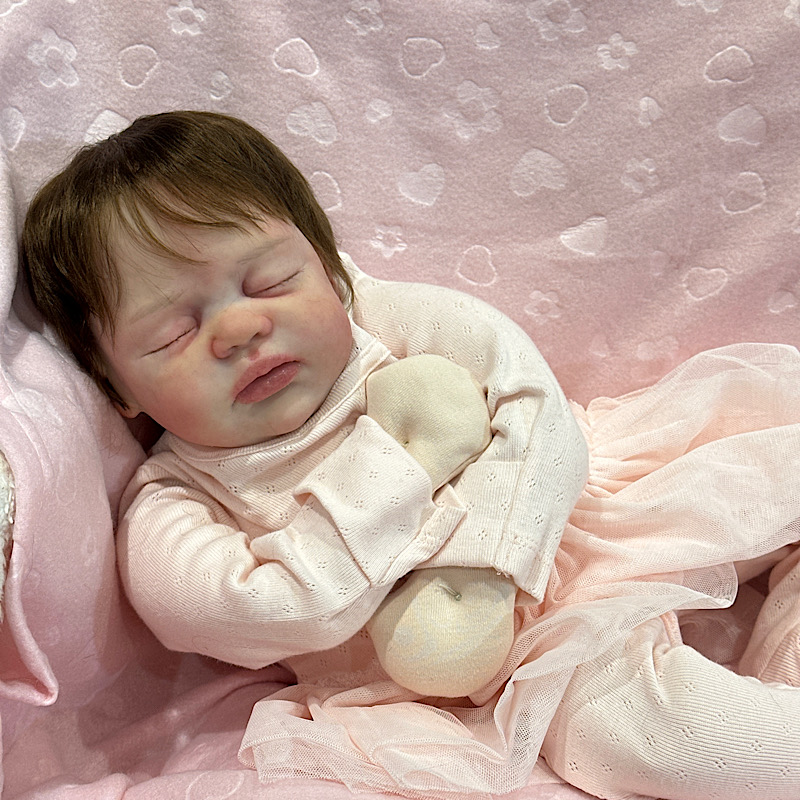 Reborn cuddle baby silicone head athena - Image 3