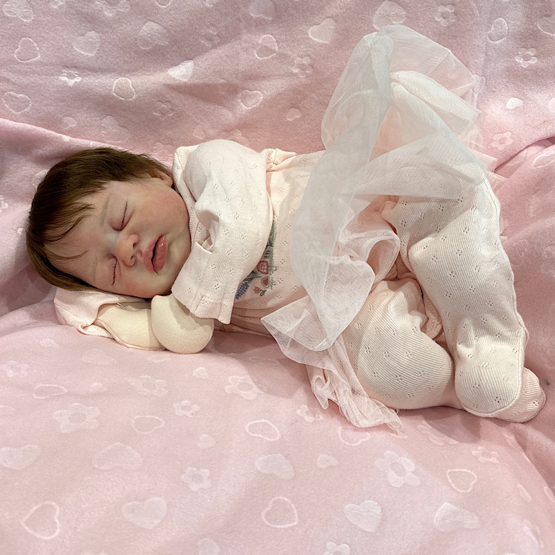 Reborn cuddle baby silicone head athena - Image 2