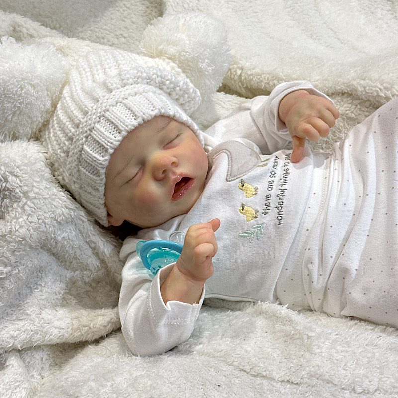 Reborn twin A boy preemie Bonnie brown