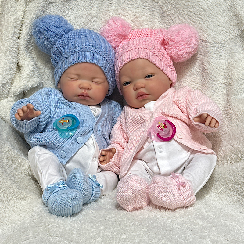 Reborn twins Mickey and Pippa