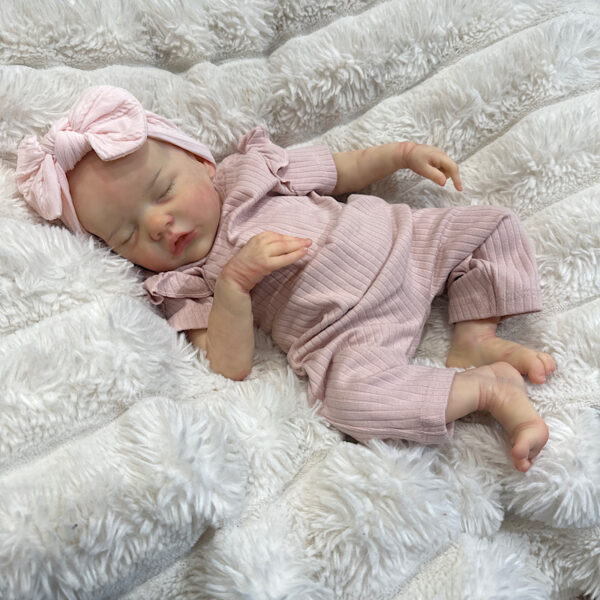 Reborn twin B girl premature  Bonnie brown - Image 7