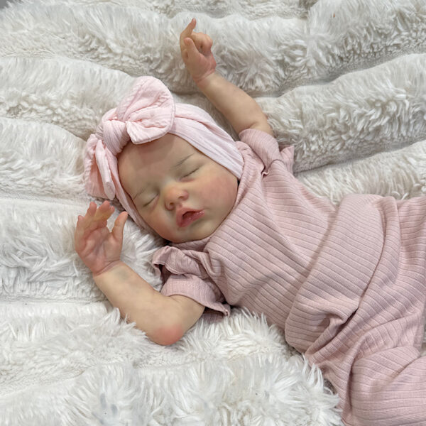 Reborn twin B girl premature  Bonnie brown - Image 9