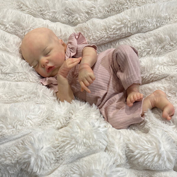 Reborn twin B girl premature  Bonnie brown - Image 6