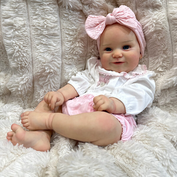 Reborn maddie  Bonnie brown 3/6 month - Image 4