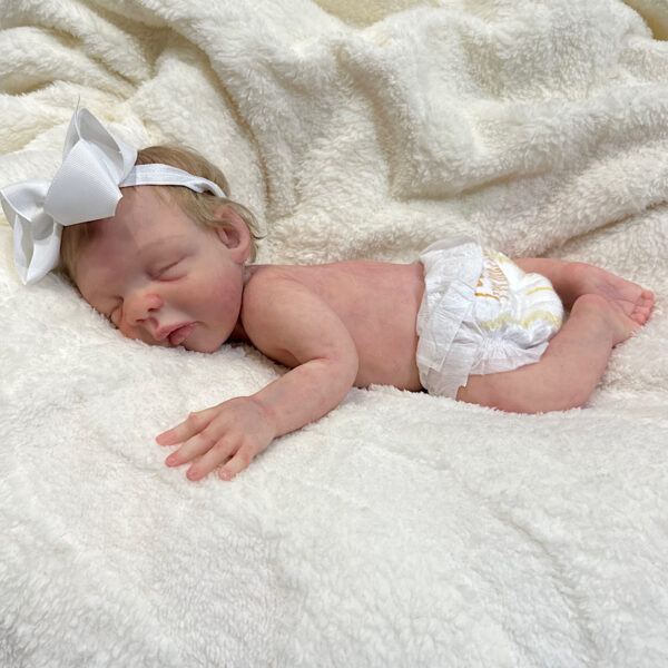 Reborn Sammy full body silicone preemie 17 inch - Image 4