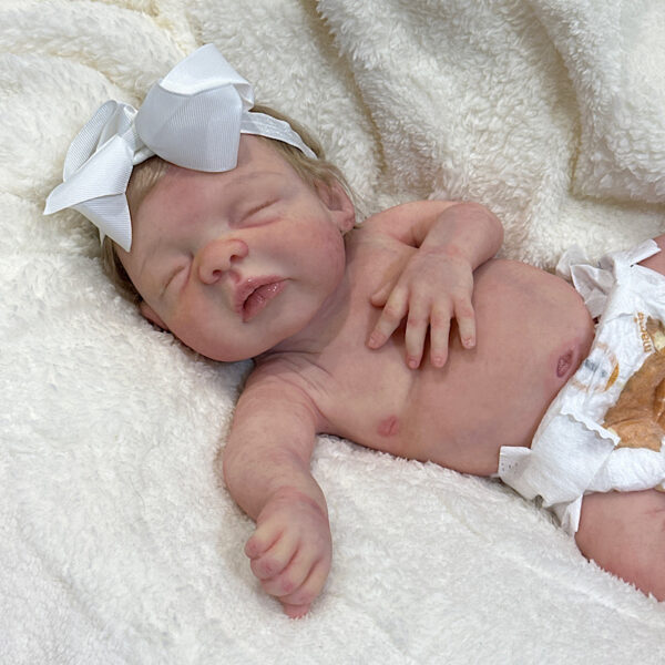 Reborn Sammy full body silicone preemie 17 inch - Image 5