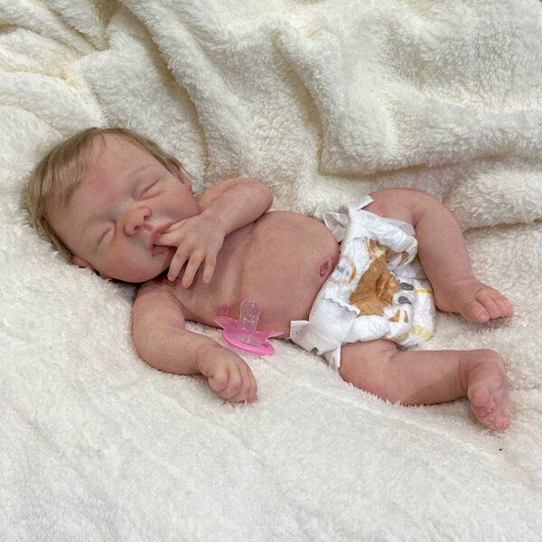 Reborn Sammy full body silicone preemie 17 inch - Image 7