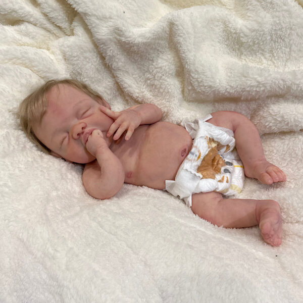 Reborn Sammy full body silicone preemie 17 inch - Image 9