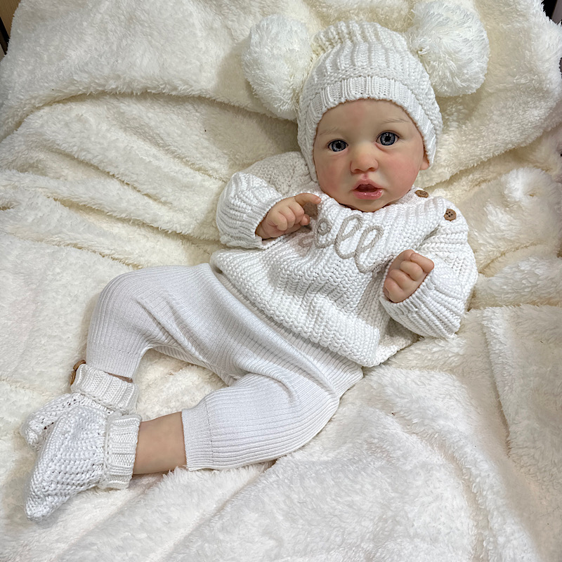 Reborn saskia boy Bonnie brown - Image 5