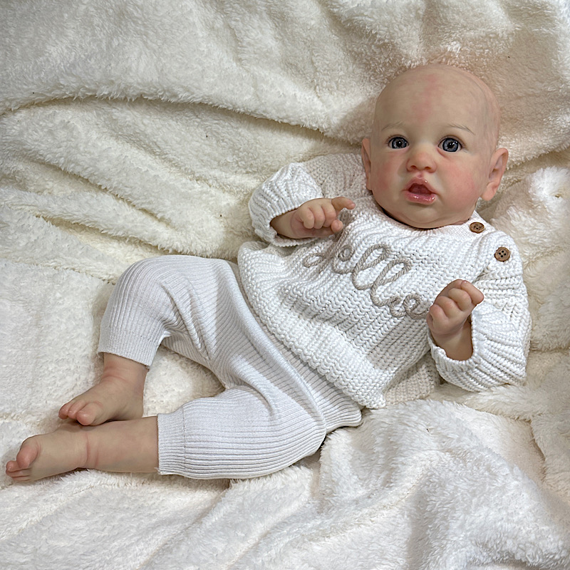 Reborn saskia boy Bonnie brown - Image 4
